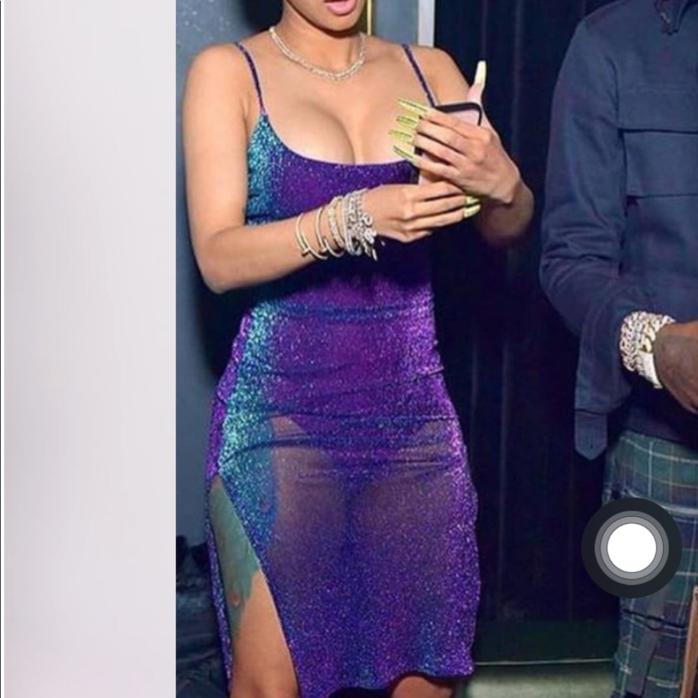 Metallic dress